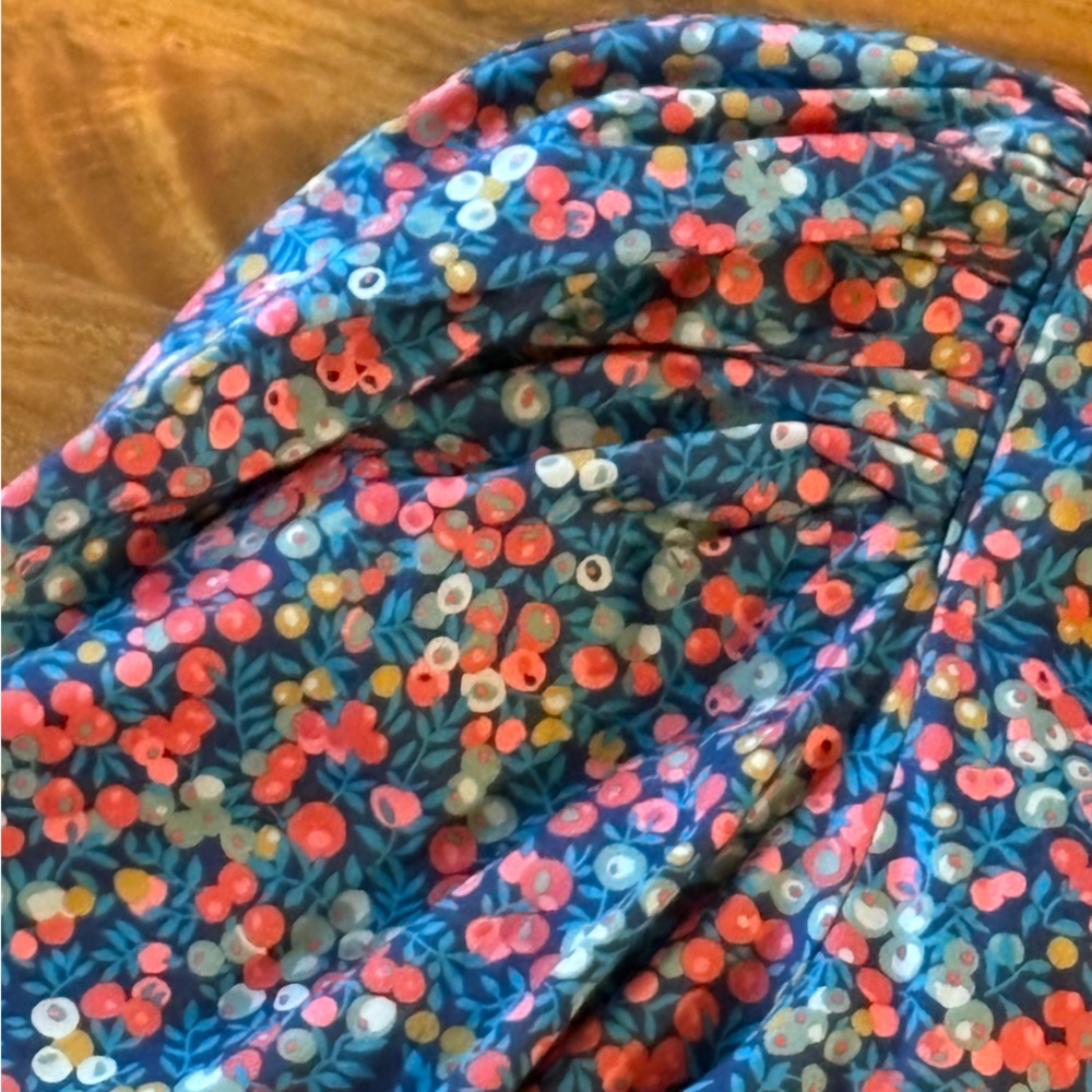 NWT HorrorVacui Liberty Of London Floral Blouse Small S Boho Puff Sleeve Shirt - Picture 9 of 12
